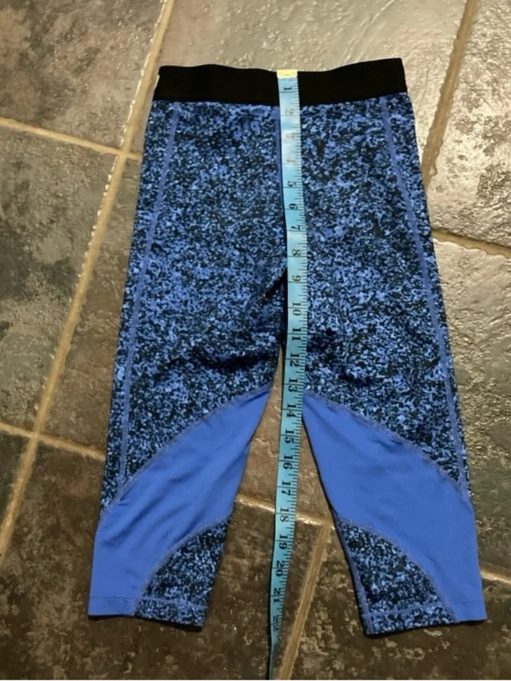 Nike Pro Printed Compression Girls Capri Leggings Size S